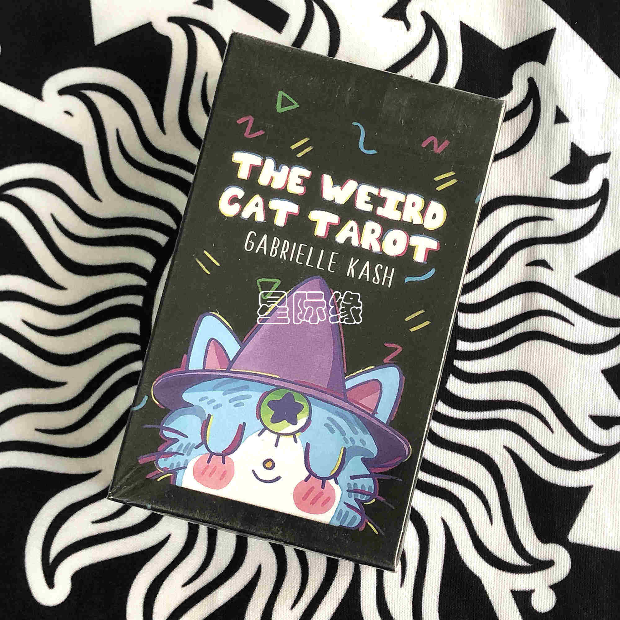 包邮thecatstarot可爱可爱猫猫咪系列塔罗英文桌游卡牌