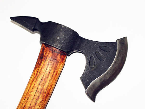 斧子俄罗斯户外斧头野营工兵进口开山锻打手工工兵斧