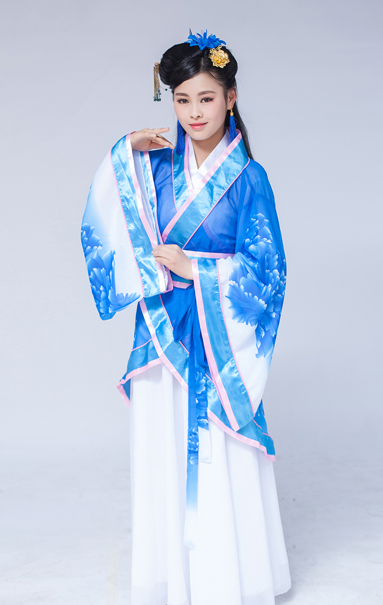 清新汉唐古装汉服古代曲裾襦裙宫廷服装仙女民族服装