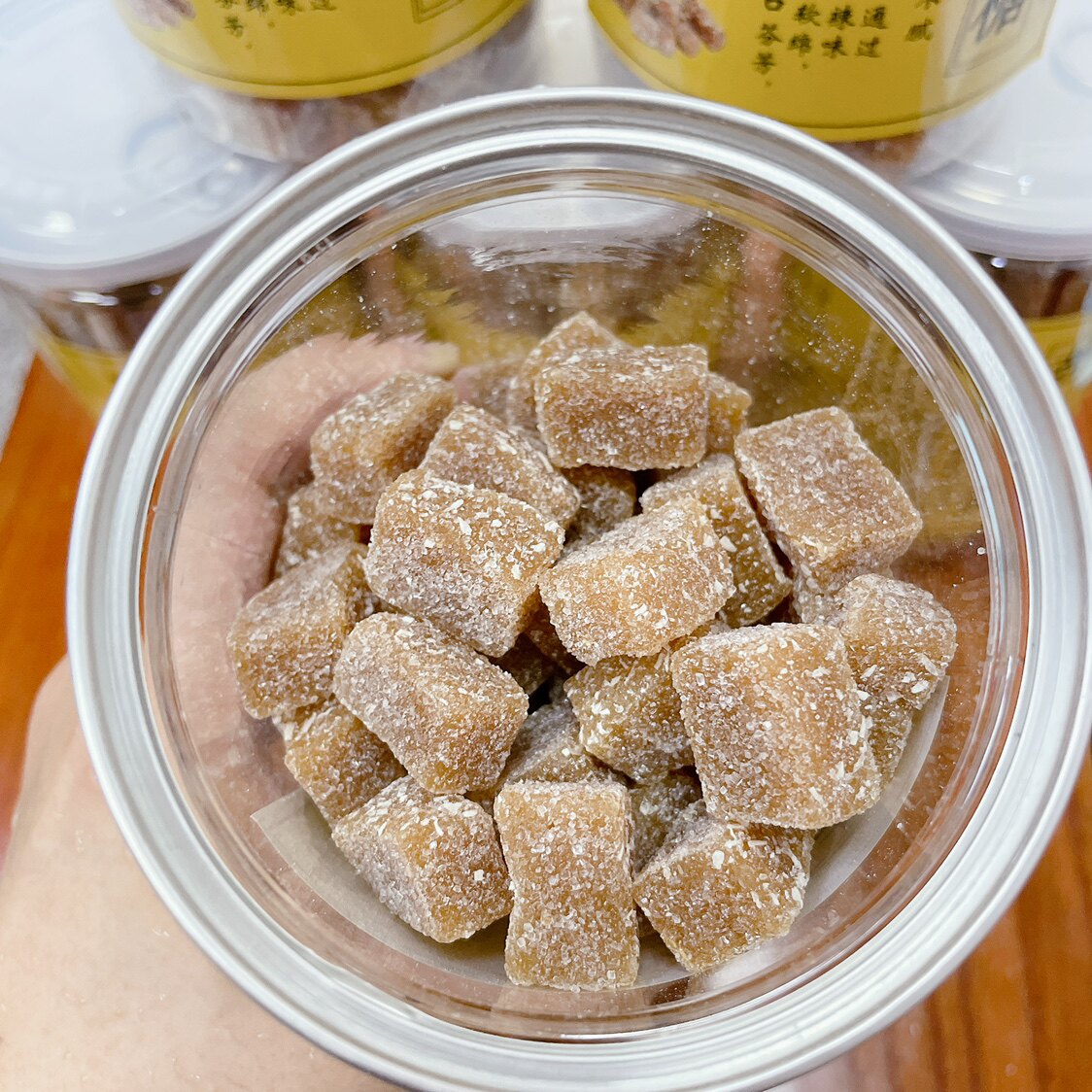 正宗手工老姜姜糖姜汁软糖糖果500g罐装潮汕糖果