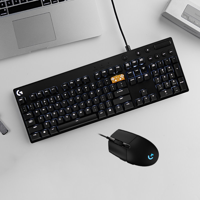 罗技g610机械键盘樱桃cherry红轴轴茶背光有线键盘