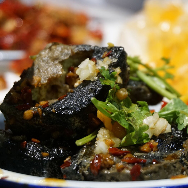 油炸铁板臭豆腐bbq户外烧烤食材冷冻素食豆制品臭豆腐