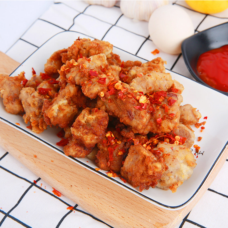 油炸排骨桥头香酥半成品入味小吃干锅肉条酒店猪排