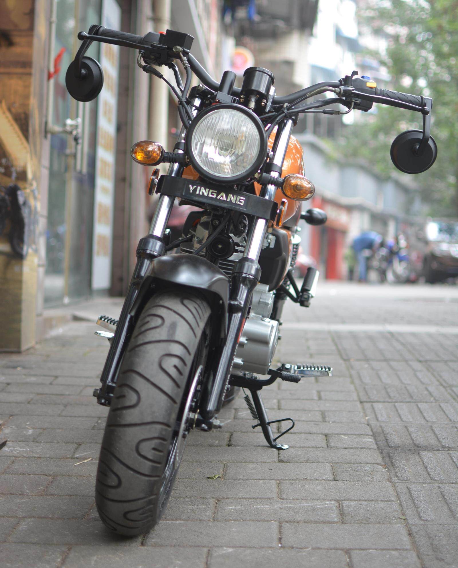 摩托重庆实体门店定制改装银钢迷你yg15022摩托车其他摩托车用品