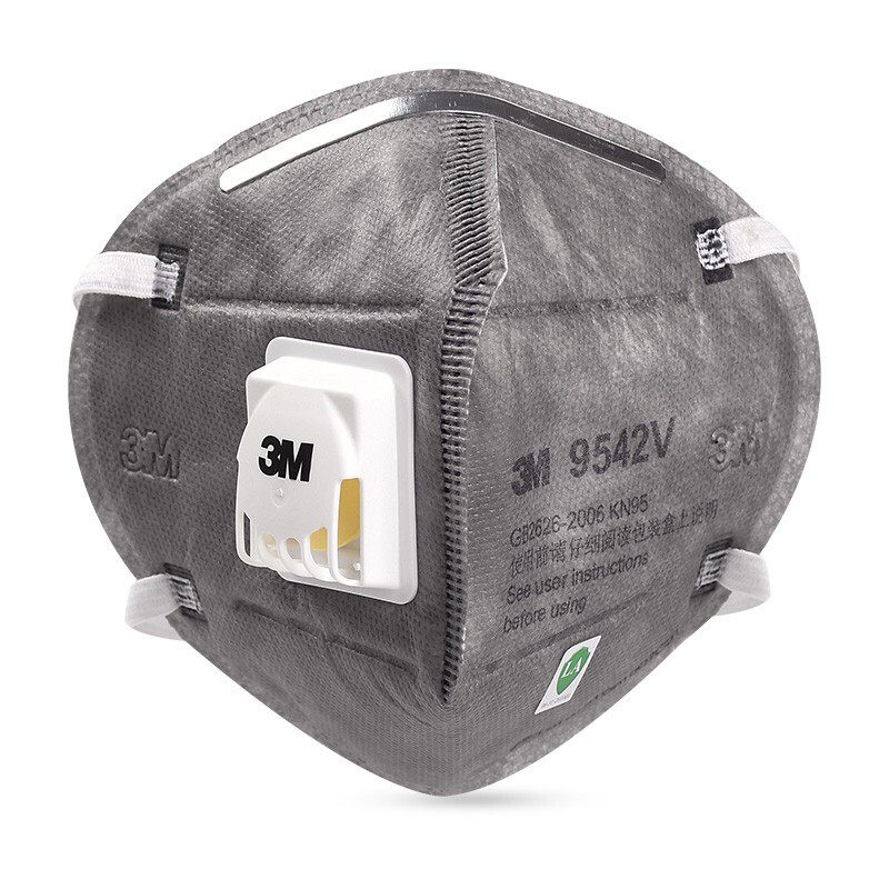 3m9541v甲醛口罩9542v防雾活性炭n95级带呼吸阀pm25口罩