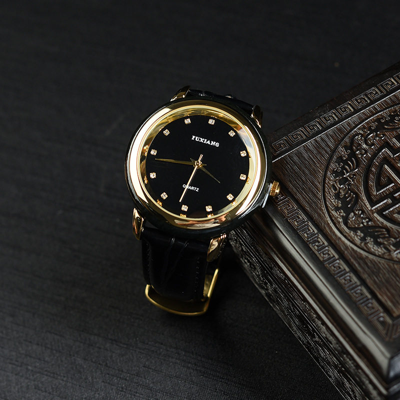 手表礼品日本进口进口机机芯和田青玉十二生肖男士国产腕表