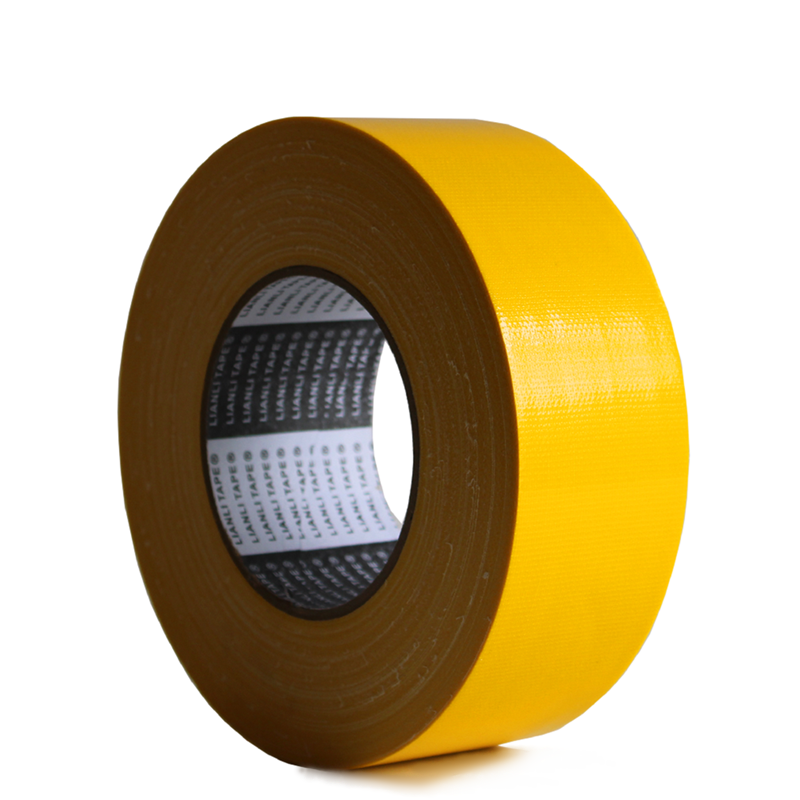 胶带联力大卷任选带宽布基可撕易撕黄色布胶带胶带