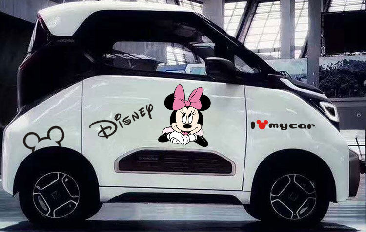 奇瑞改装车装饰米奇卡通个性车身改装eq1d2汽车装饰贴