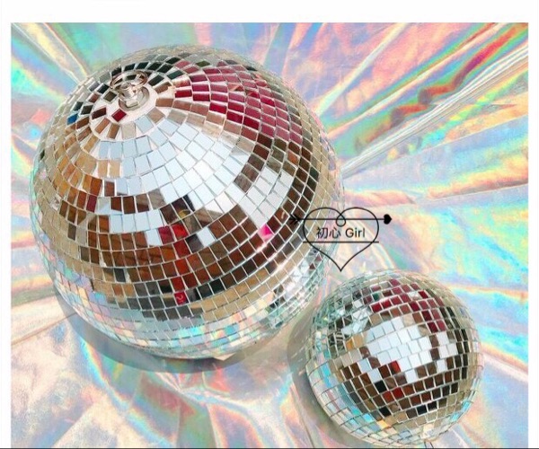 舞台婚庆反射镜面酒吧ktv反光玻璃球网网红摆件