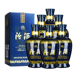 汾酒山西杏花村53度蓝汾475ml*6瓶整清香型箱装白酒送礼