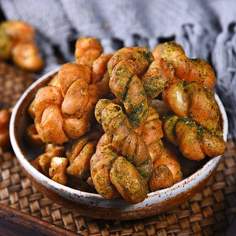 浙江宁波特产老式传统手工麻花鼓楼矮酥油赞子海苔甜网红麻花零食