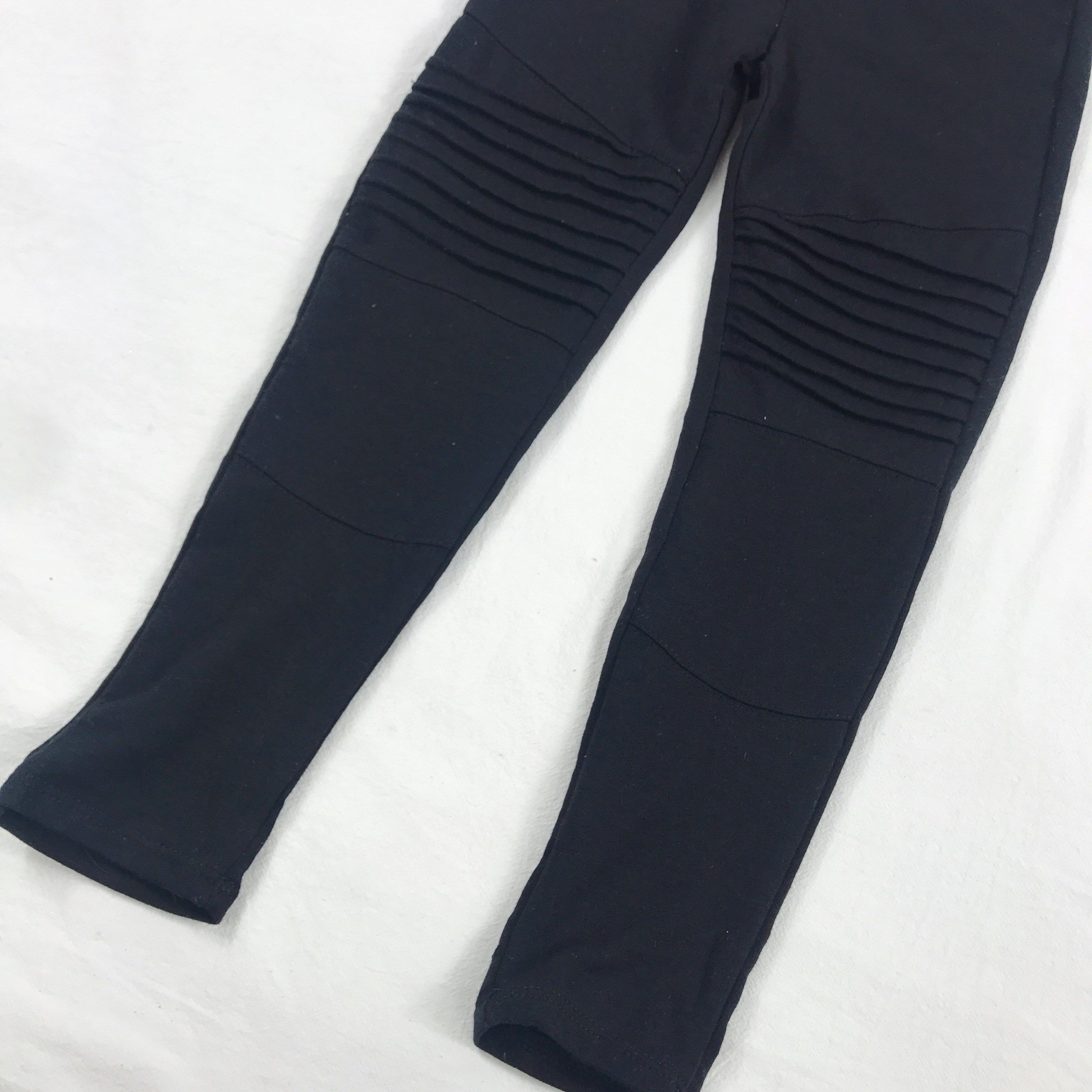 4-16岁美系女女童松紧腰薄款底裤褶皱裤子裤子