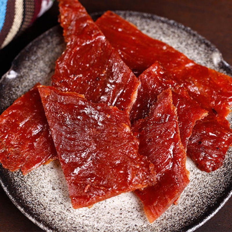 500g靖江猪肉脯手撕肉脯1斤猪肉铺干100g肉类休闲年货零食大礼包