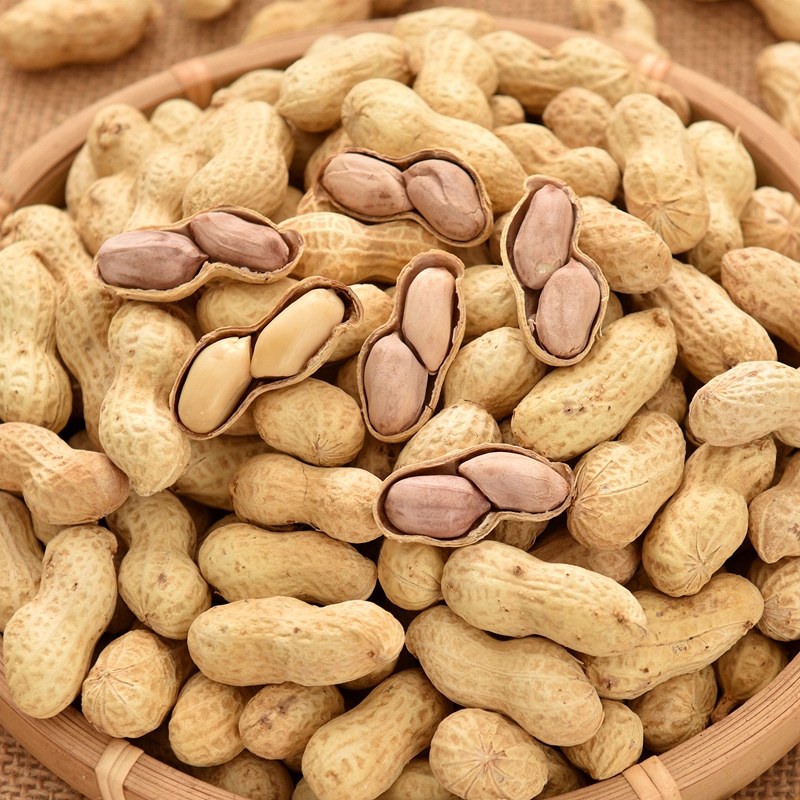 核桃味小花生带壳五香花生米熟蒜香水水煮多味生花生
