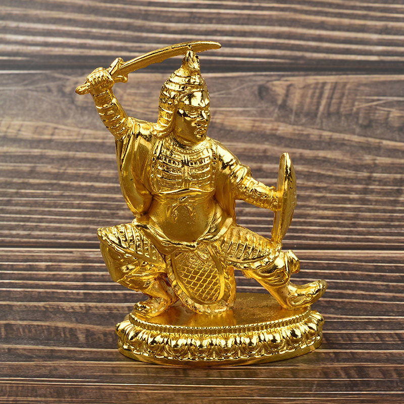 藏传密宗金轮宝铜轮王七政七珍珍宝护法国政七宝装饰摆件