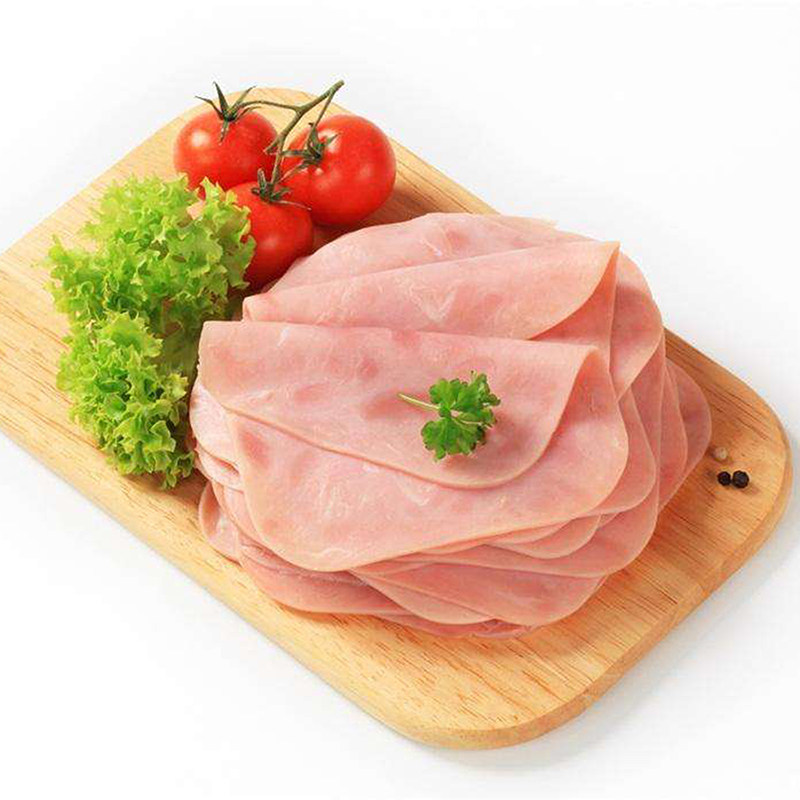 西餐健士牌精肉火腿切片1kg约48片三明治汉堡披萨熟冻欧式火腿片