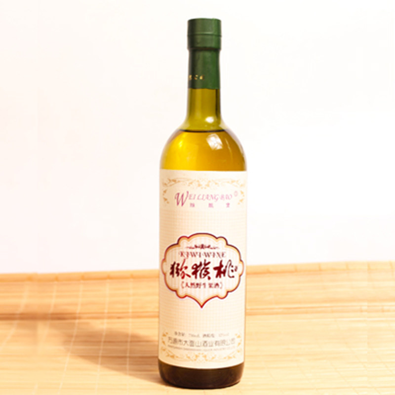 四川万源富硒猕猴桃低度甜酒奇异果毛梨酒750ml女士料酒