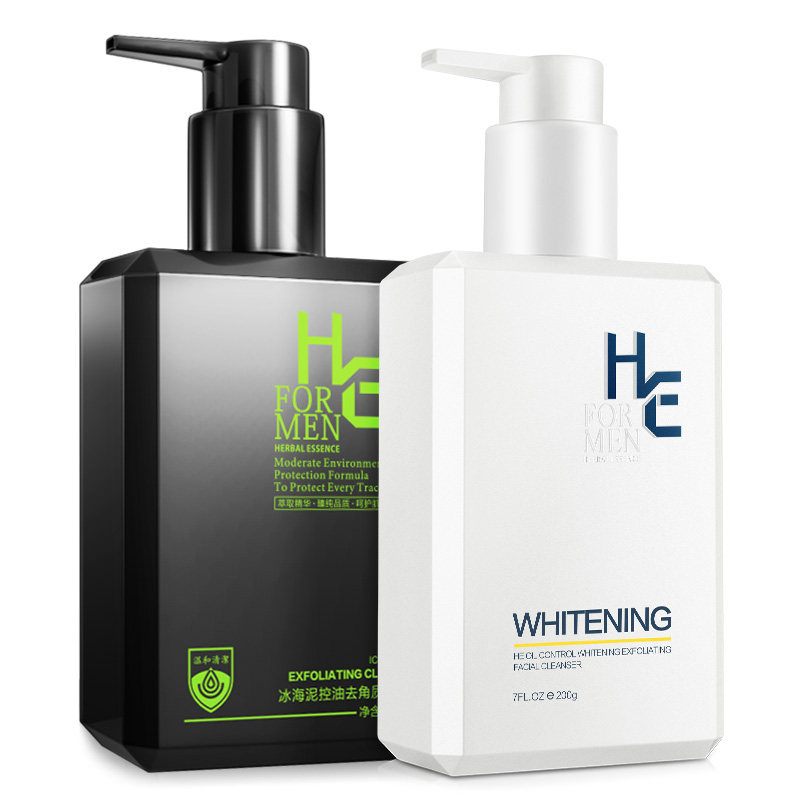 he赫恩洗面奶男士专用祛痘控油螨虫去黑头美白男士洁面