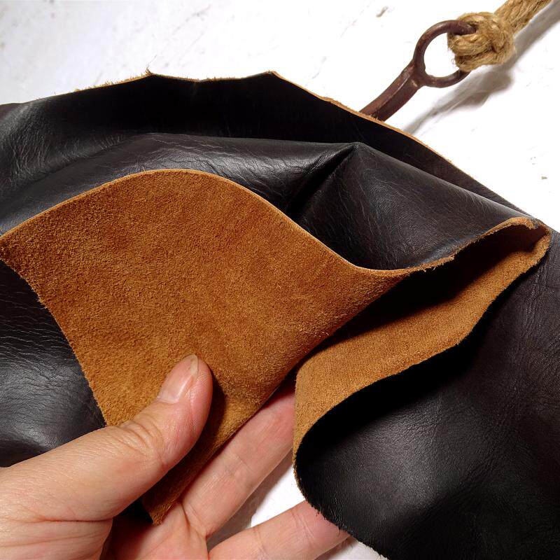 茶芯a2头层牛皮飞行服皮衣男夹克