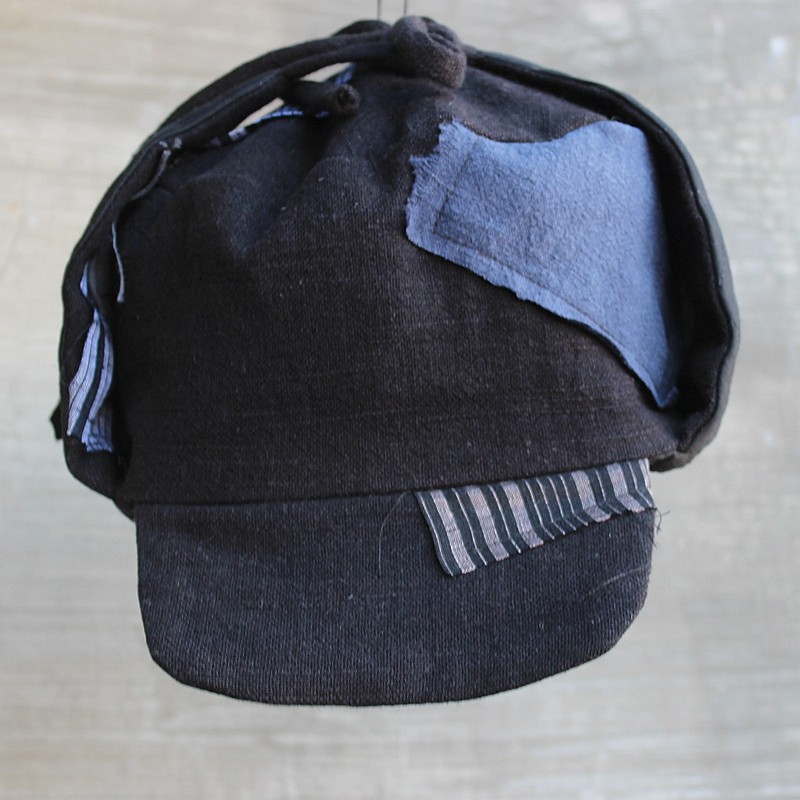 冬季男女通用补丁棉帽雷锋乞丐帽佛系中国风帽子