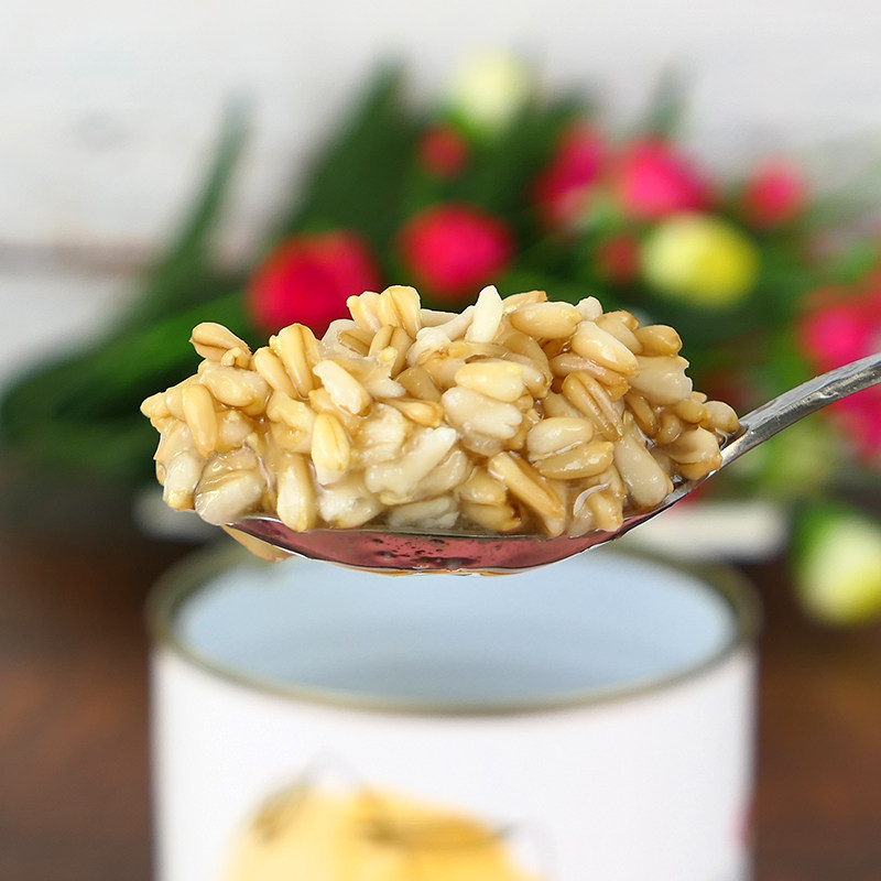 盾皇燕麦罐头奶茶店专用燕麦酱开罐即食燕麦甜品奶茶原料850g罐装