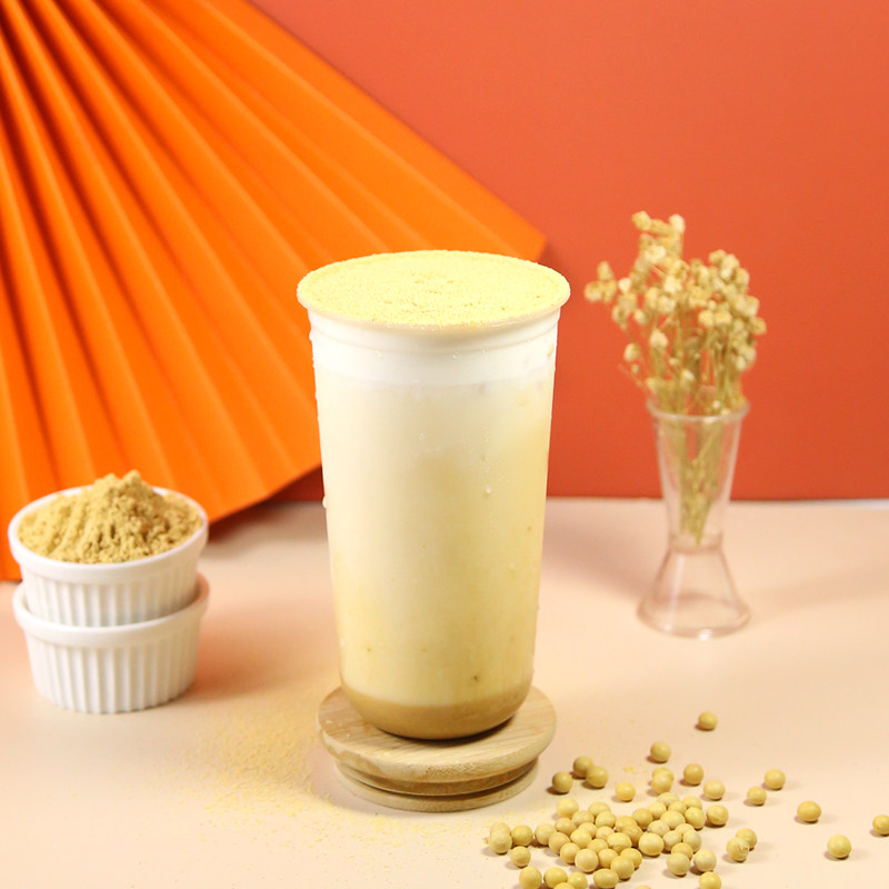 豆乳集饮豆面2斤原料饮品茶店奶茶熟黄黄豆面黄豆