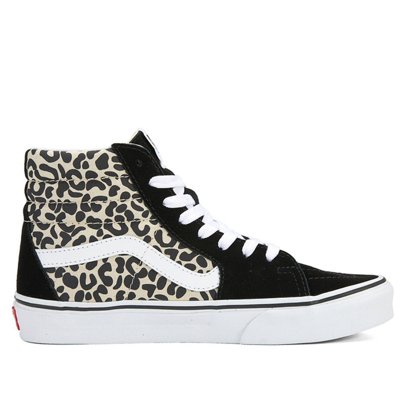 vans男女女鞋2022新款k8斑马纹帆布鞋高帮帆布鞋