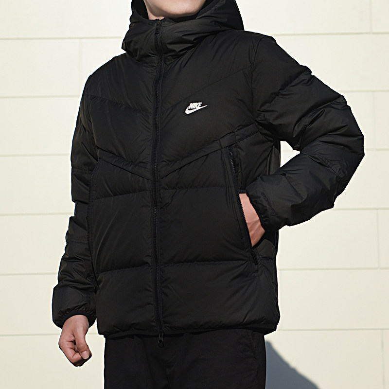 nike耐克羽绒服2021新款连帽保暖防风运动外套运动羽绒服