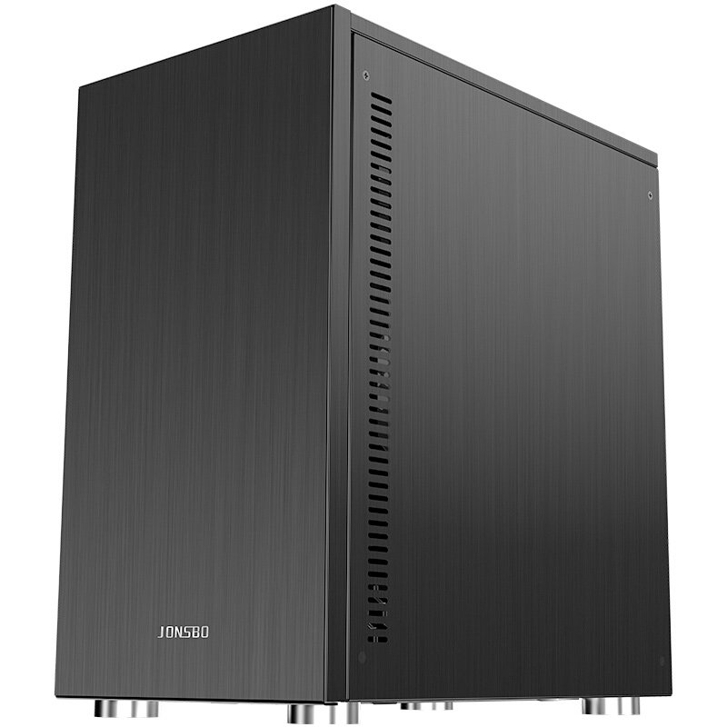 乔思伯c3plusc5银色全侧透明全铝机箱