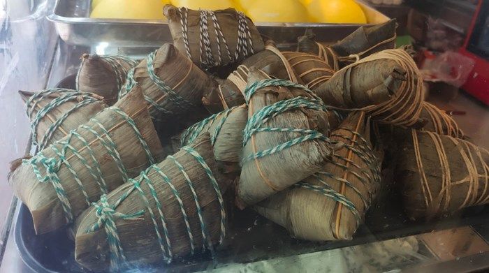 上海白玉兰食品蛋黄大肉肉粽粽子250g一个超大传统中式糕点