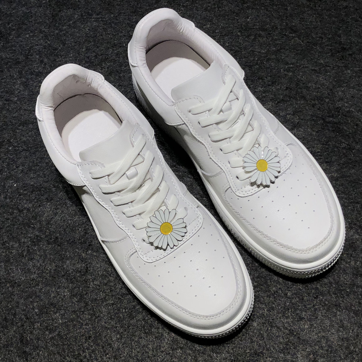 小白鞋厚底增高正品gd权志龙同款af1联名小雏菊休闲板鞋