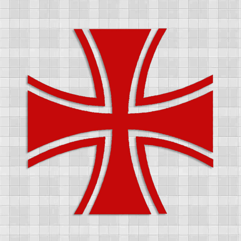 德国国军标志汽车改装反光防水装饰十字车贴贴花汽车装饰贴