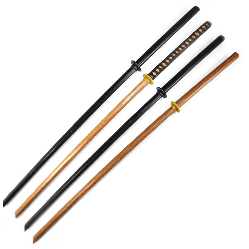 4米加长版黑色木刀全木质剑道居合道训练练习表演木刀刃