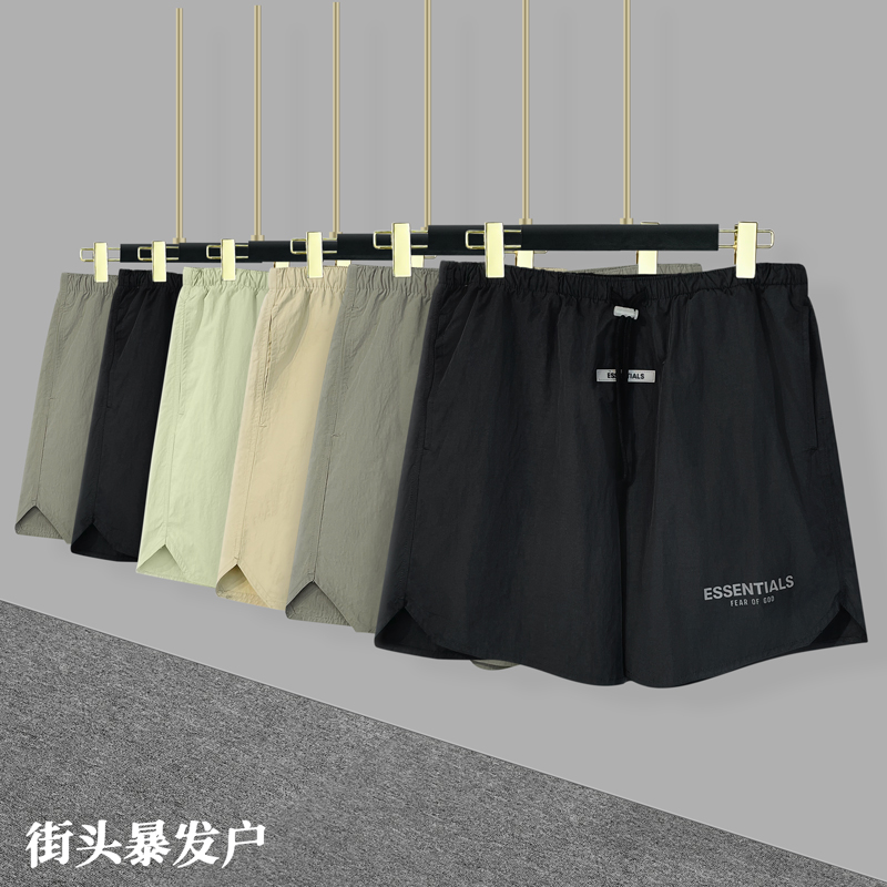 FOG FEAR OF GOD复线ESSENTIALS高街宽松反光短裤男潮流五分裤子