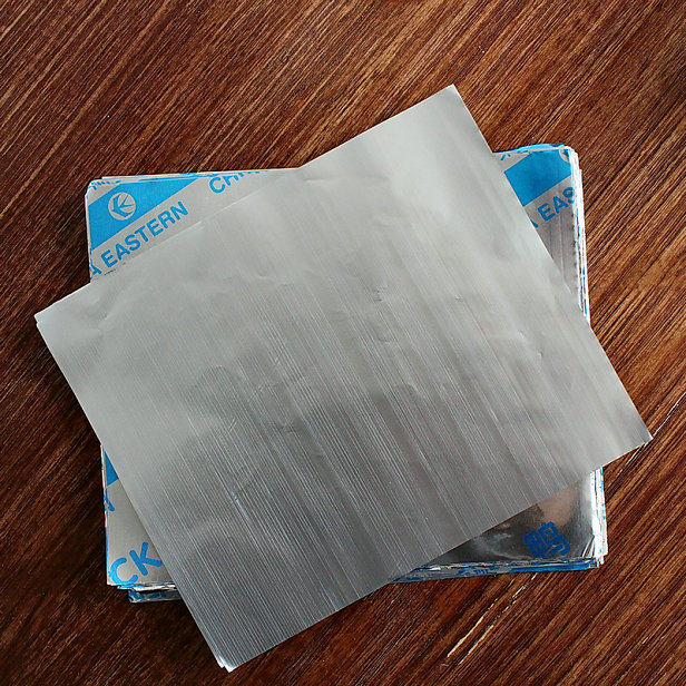 航空定制铝箔餐垫锡纸100张重约160克拍前请看锡纸