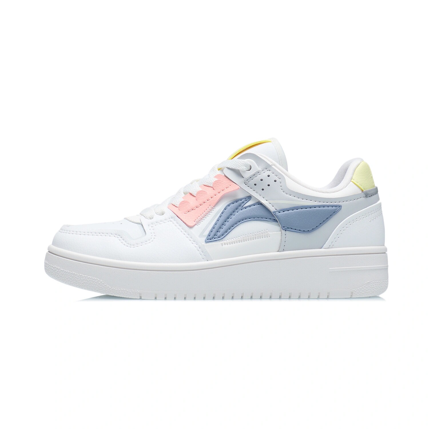 李宁女鞋2021新款天迹低帮透气耐磨减震回弹板鞋