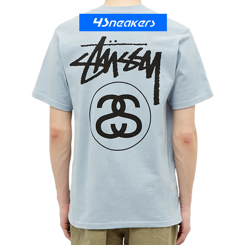 stussy2021新款潮流经典纯色图案logo短袖夏季运动t恤