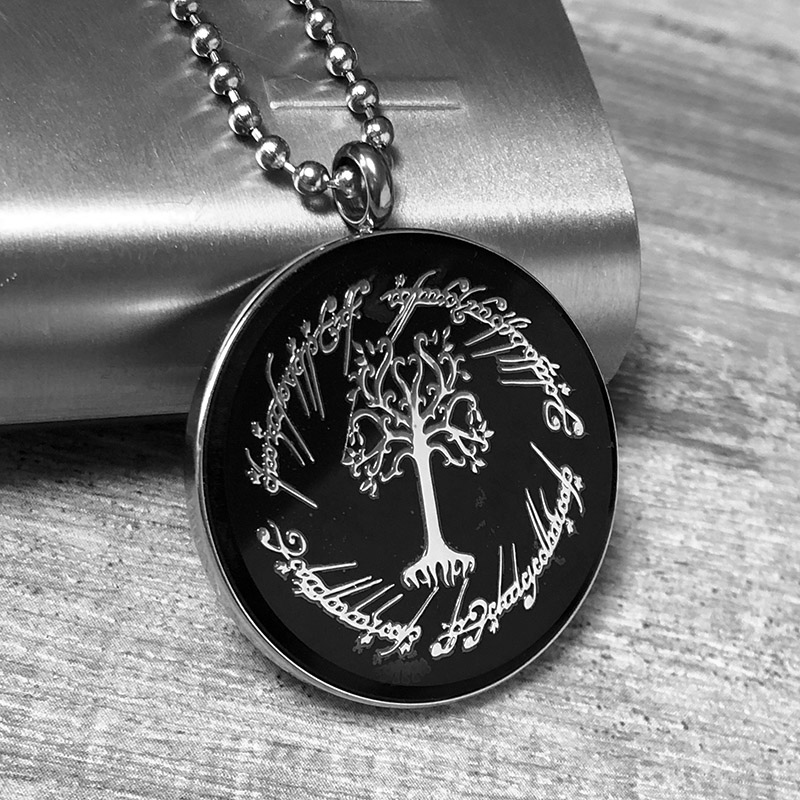 魔戒指环王配饰国王圣骑士白树项链男潮个性吊坠项链