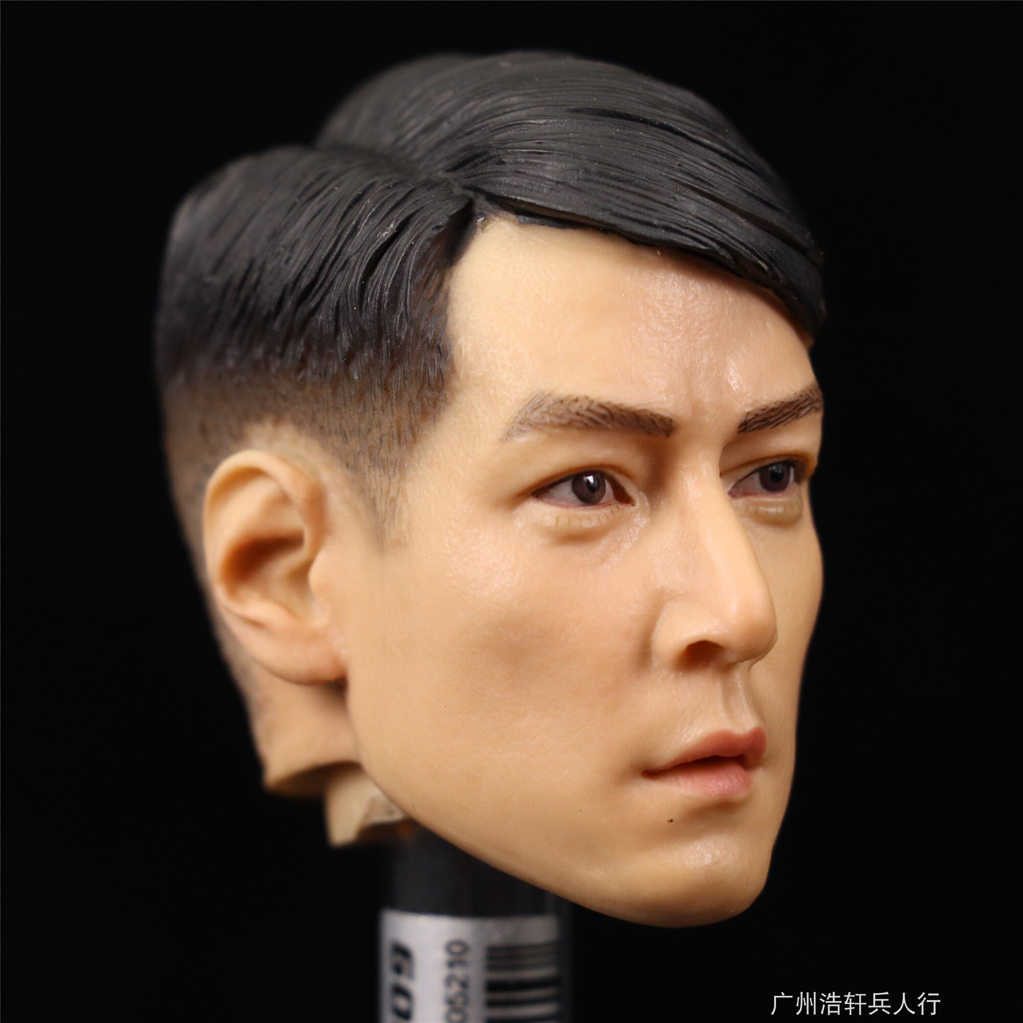 16兵人模型亚洲中国香港男明星帅哥吴彦祖包胶素体头雕适合ht