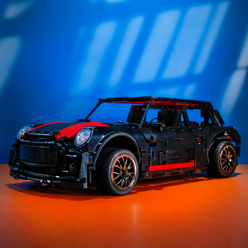 兼容乐高moc汽车mini科技遥控跑车高难度成年拼装建构