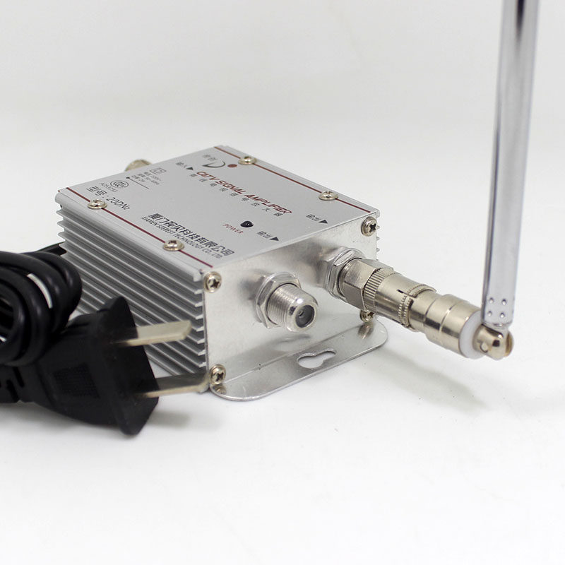 模拟无线转换器信号发射器射频手持电视黑白电视天线手机信号放大器