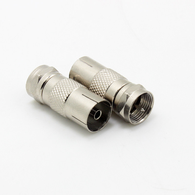 有线电视公制头转rf母头全铜转接头frff头