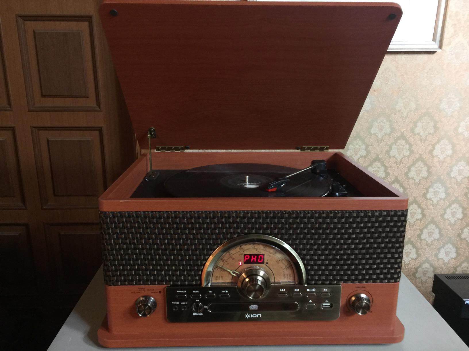 日本ionaudio媒体播放cd蓝牙usb磁带黑胶唱片机黑胶唱片机