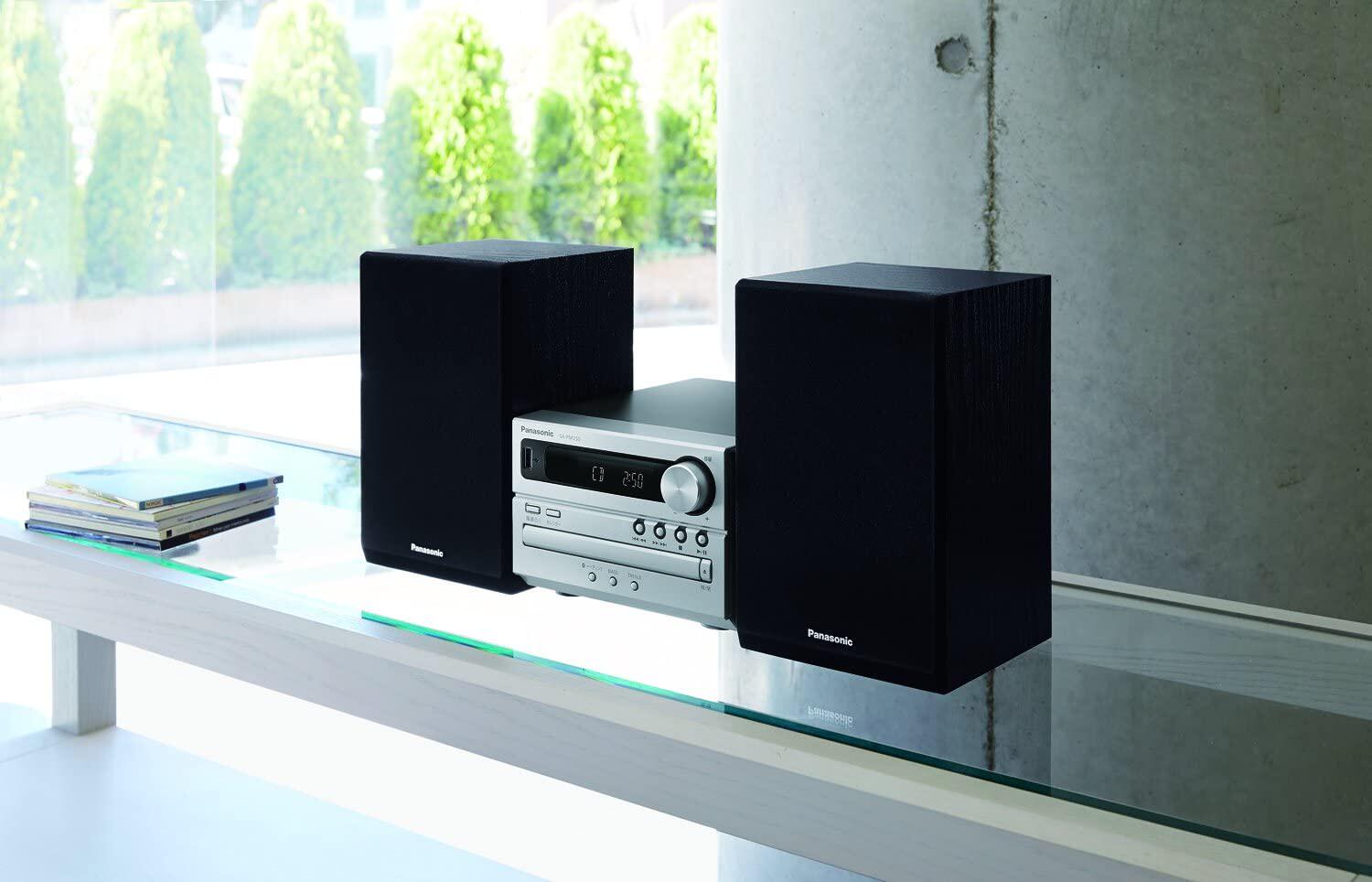 日本代购直邮panasonic松下scpm250组合音响cd蓝牙立体声cd播放机