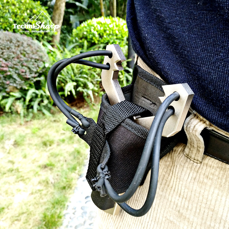 怒火户外弹弓眼镜王蛇系列精准射击人工学黄金版送护眼镜钢珠腰套