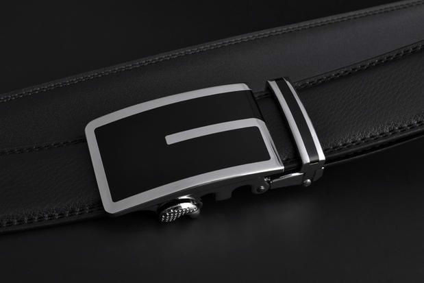 皮带森达男士双面头层牛皮腰带真皮裤带自动腰带