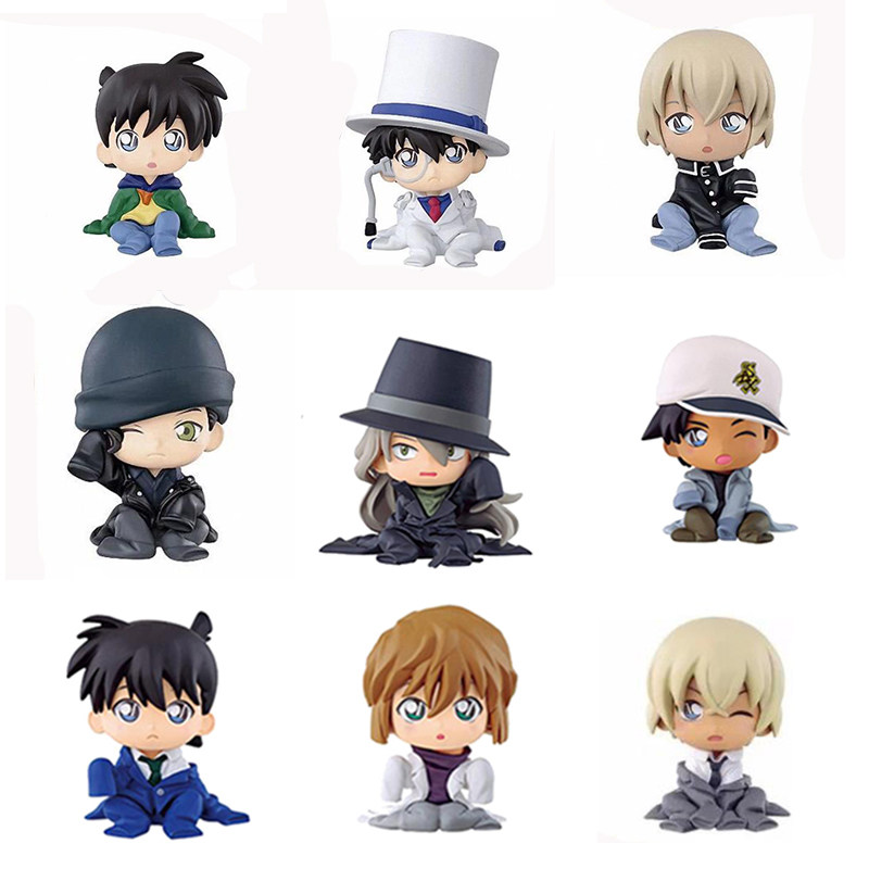 柯南包邮超萌版名侦探怪盗基德琴酒灰原安室手办