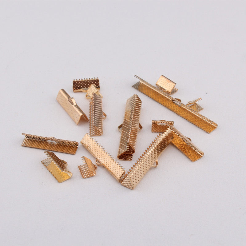 kc金马口夹马仔扣线夹丝带夹绳扣马甲扣马夹扣扁线扣diy制作饰品