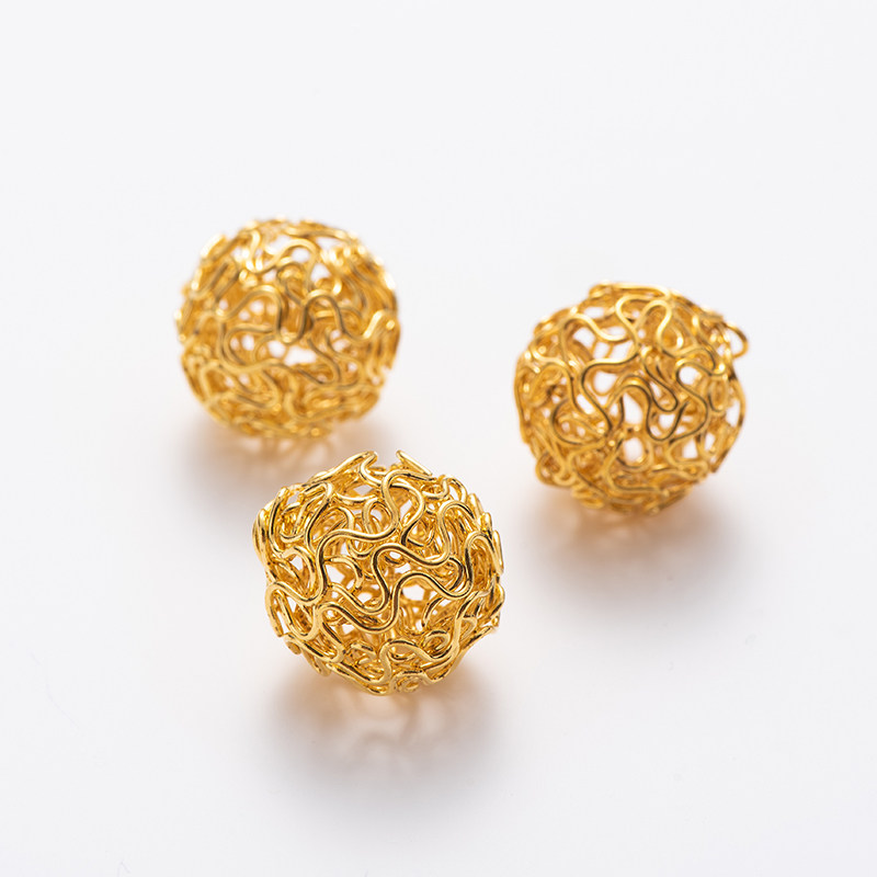 铁丝diy手工手工制制作材料波浪金属丝绕球镂空其他diy饰品配件