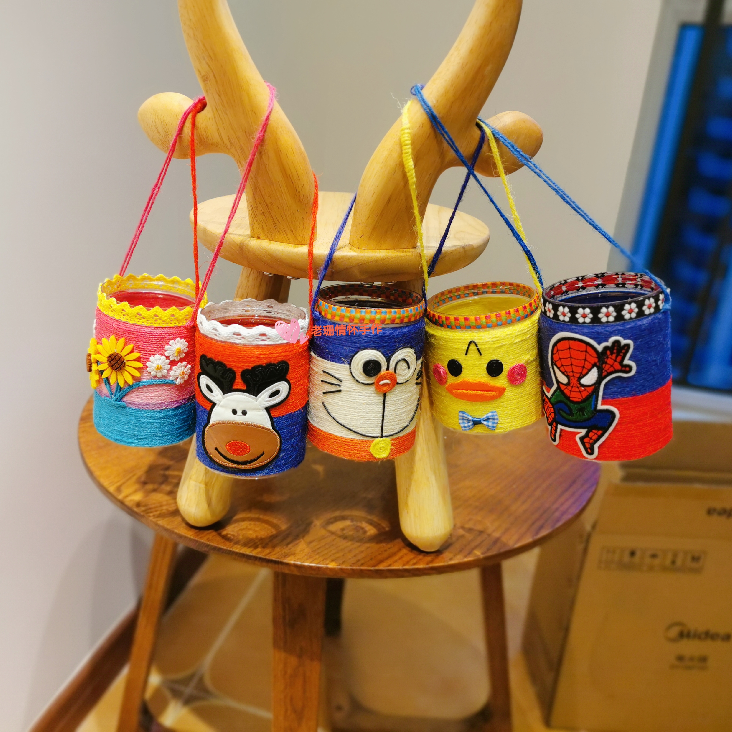 成品奶粉可乐变废为宝手工手工制制作创意塑料花盆花盆